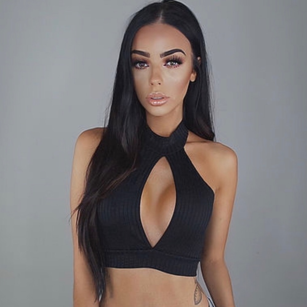 Halter crop top